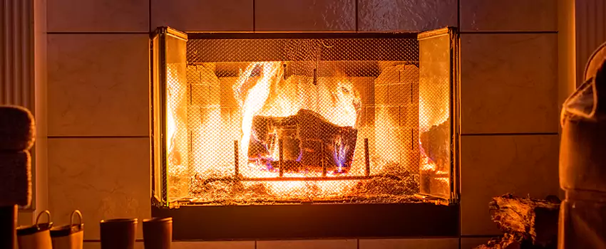 Mendota Hearth Landscape Fireplace Installation in Evans, Georgia