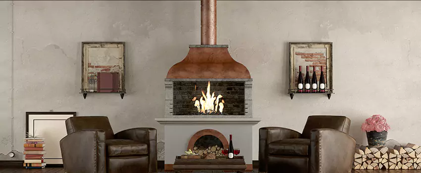 Thelin Hearth Products Providence Pellet Insert Fireplace Installation in Evans, GA