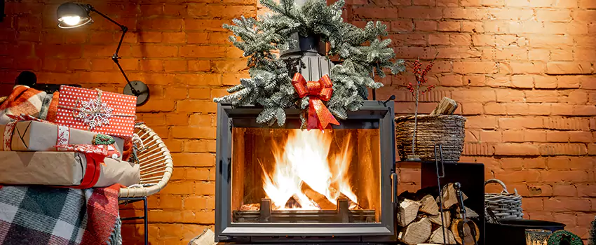 Travis Industries Linear Gas Fireplace Installation in Evans, Georgia