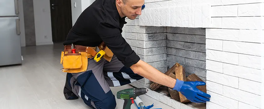 Fireplace Damaged Damper Frame Repair Services in Evans, Georgia