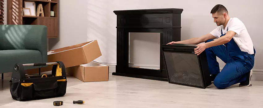 Old Rusted Metal Fireplace Repair And Replacement in Evans, GA